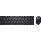 Dell KM5221W draadloze desktopset Zwart, BE lay-out (AZERTY), Plunger, 100%, 1000 - 4000 dpi