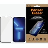 PanzerGlass iPhone 13 Pro Max - Black beschermfolie Transparant/zwart