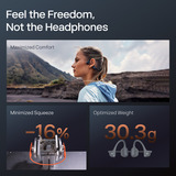 Shokz OpenRun Pro 2 Mini beengeleiding technologie headset Zwart