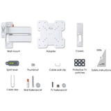 Vogels COMFORT TVM 3245 Draaibare tv-beugel wandmontage  Wit, 19-43"