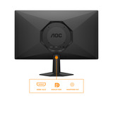 AOC 24G50F 23.8" gaming monitor Zwart, 1x DisplayPort, 1x HDMI, 180 Hz