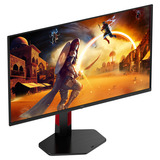AOC Q27G4ZDR 26.5" gaming monitor Zwart/rood, 2x HDMI, DisplayPort, 2x USB-A. USB-B, 240 Hz