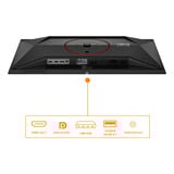 AOC Q27G4ZDR 26.5" gaming monitor Zwart/rood, 2x HDMI, DisplayPort, 2x USB-A. USB-B, 240 Hz