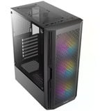 Antec AX20 midi tower behuizing Zwart | 3x USB-A | Tempered Glass