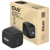 Club 3D Travel Charger PPS 45W GAN technology Zwart