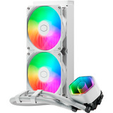 Cooler Master MasterLiquid 240 Core II ARGB White waterkoeling Wit, 4-pins PWM fan-connector