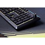 Corsair SKIFF 100 RGB gaming toetsenbord Zwart, US lay-out (QWERTY), Membraan, 100%