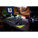 Corsair SKIFF 100 RGB gaming toetsenbord Zwart, US lay-out (QWERTY), Membraan, 100%