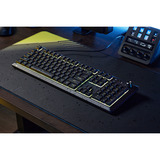 Corsair SKIFF 100 RGB gaming toetsenbord Zwart, US lay-out (QWERTY), Membraan, 100%