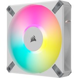 Corsair iCUE AF120 RGB ELITE WHITE + Lighting Node CORE case fan Wit, 3 stuks, 4-pins PWM fan-connector