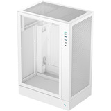 DeepCool CH170 PLUS WH midi tower behuizing Wit | 2x USB-A | 1x USB-C | Tempered Glass