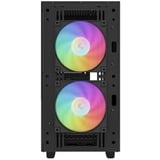 DeepCool CH360 DIGITAL mini tower behuizing Zwart | 1x USB-A | 1x USB-C | RGB | Window