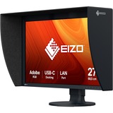 EIZO CG2700S ColorEdge 27" monitor Zwart, HDMI, DisplayPort, 2x USB-A, 2x USB-A 3.2 (5 Gbit/s), USB-C, RJ-45