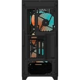 GIGABYTE C301 GLASS V2 midi tower behuizing Zwart | 2x USB-A | 1x USB-C | RGB | Tempered Glass