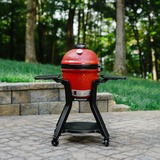 Kamado Joe Joe Jr®-kar met zijtafels barbecuewagen Zwart