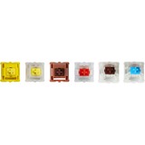 Keychron Gateron Cap V2 Milky-Brown Switch-Set keyboard switches Bruin/wit, 110 stuks