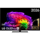 LG OLED evo AI G6 (OLED55G69LS) 55" 4K Ultra HD tv Zwart, 4x HDMI, 3x USB, Optisch, Bluetooth, LAN, WLAN, CI+, HDR10, Dolby Vision