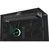 Lian Li Hydroshift II LCD-C 360 fanless waterkoeling Zwart