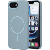 Mobiparts iPhone 16e / 17e - Slim Line MagSafe Case telefoonhoesje Grijsgroen