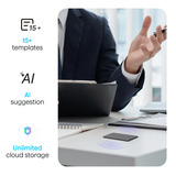 Plaud Note dicteerapparaat Zwart, 64 GB, Bluetooth (BLE 5.2), Wi-Fi (2.4GHz)