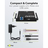 goobay USB 3.2 Gen 1 adapter voor harde schijf voor IDE en SATA 