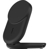 Belkin UltraCharge 2-in-1 uitklapbare magnetische lader met Qi2 - 25 W Zwart