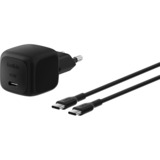 Belkin UltraCharge 2-in-1 uitklapbare magnetische lader met Qi2 - 25 W Zwart