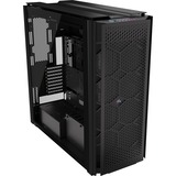 Corsair CORSAIR iCUE LINK 9000D Airflow Black big tower behuizing Zwart | 4x USB-A | 2x USB-C | Window