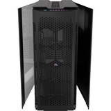 Corsair CORSAIR iCUE LINK 9000D Airflow Black big tower behuizing Zwart | 4x USB-A | 2x USB-C | Window