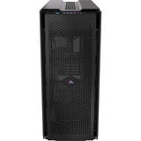 Corsair CORSAIR iCUE LINK 9000D Airflow Black big tower behuizing Zwart | 4x USB-A | 2x USB-C | Window
