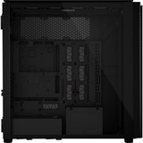 Corsair CORSAIR iCUE LINK 9000D Airflow Black big tower behuizing Zwart | 4x USB-A | 2x USB-C | Window