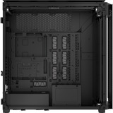 Corsair CORSAIR iCUE LINK 9000D Airflow Black big tower behuizing Zwart | 4x USB-A | 2x USB-C | Window