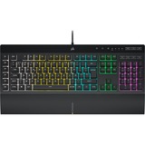 Corsair K55 RGB PRO gaming toetsenbord Zwart, BE lay-out (AZERTY), Membraan, 100%