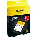 Intenso Top Performance, 512 GB SSD Zwart, 3812450, SATA 600, Bulk