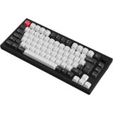Keychron Q1 HE-H1Z QMK RGB mechanisch toetsenbord Zwart, BE lay-out (AZERTY), Gateron Double-Rail Magnetic Nebula, 75%, Hot-swappable, Bluetooth, 2.4GHz