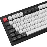 Keychron Q1 HE-H1Z QMK, toetsenbord Zwart, BE Lay-out, Gateron Double-Rail Magnetic Nebula, RGB leds, 75%, Hot-swappable, Bluetooth, 2.4GHz
