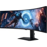 SAMSUNG Odyssey G9 G91F 49" UltraWide gaming monitor Zwart, 144 Hz, HDMI, DisplayPort, USB, AMD FreeSync