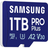SAMSUNG PRO Plus 1 TB microSDXC geheugenkaart Blauw, UHS-I U3, Class 10, V30, A2