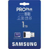 SAMSUNG PRO Plus 1 TB microSDXC geheugenkaart Blauw, UHS-I U3, Class 10, V30, A2