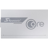 Seasonic Core GX-650-V2-WHITE modulaire 650 watt voeding  Wit, 1x 12V-2x6, 2x PCIe