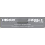 SteelSeries Arctis Nova 3X Wireless over-ear gaming headset Zwart, 2.4 GHz / Bluetooth 5.3, Pc, Xbox Series X|S, Xbox One, Switch
