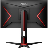 AOC Q24G2A/BK 23.8" gaming monitor Zwart/rood, 2x HDMI, DisplayPort, AMD Freesync, 165 Hz