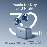 Anker Soundcore AeroClip open-ear headset Blauw