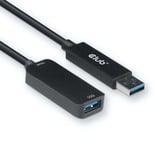 Club 3D USB-A 3.2 Gen 2 verlengkabel Zwart, 5 meter