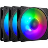 Cooler Master Mobius 120P ARGB 120x120x25 case fan Zwart, 3 stuks