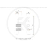 EKWB EK-Loop PCI Bracket Pass-Through verbinding Zwart