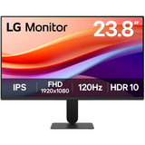 LG 24U411A-B 23.8" monitor Zwart, 1x HDMI, 1x VGA, 120 Hz
