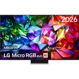 LG Micro RGB evo AI MRGB96 (75MRGB96B9B) 75" 4K Ultra HD Led-tv Zwart, 4x HDMI, 2x USB, Optisch, Bluetooth, LAN, WLAN, CI+, HDR10