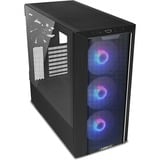 Lian Li LANCOOL III RGB midi tower behuizing Zwart | 2x USB-A | 1x USB-C | RGB | Tempered Glass