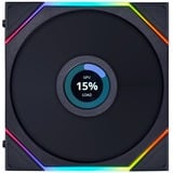 Lian Li UNI FAN TL 140 LCD RGB case fan Zwart, 140 x 144 x 28 mm
